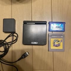 任天堂 ゲームボーイアドバンスSP 黒 ACアダプター付きのサムネイル