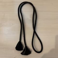 振袖用　帯締め　黒×金　着物・成人式・卒業式のサムネイル