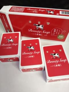牛乳石鹸 カウブランド 赤箱 3個入のサムネイル