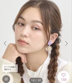 【未使用】おんぷちゃん　イヤリングのサムネイル
