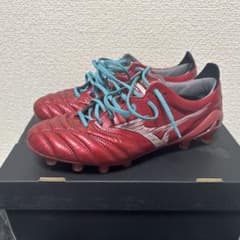 ★美品　Mizunoモレリアネオ4 限定色サッカーシューズ レッド スパイクのサムネイル