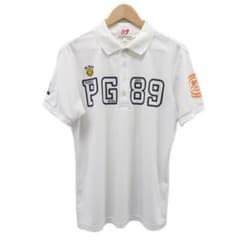 ハワイ限定 PEARLYGATES ポロシャツ サイズ6 美品】パーリーゲイツ ポロシャツ サイズ6 XL ヤシの木 波柄 日本製 メンズウェア