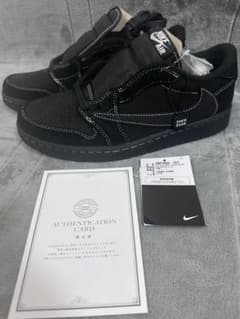 リ*会様 Travis Scott Jordan 1　ブラックファントムのサムネイル