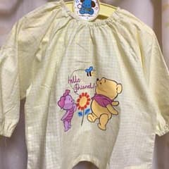 子供用 スモック プーさん 黄色 新品・未使用 95のサムネイル
