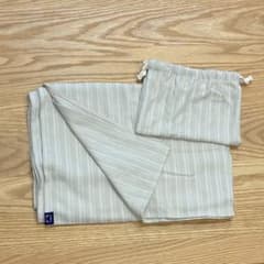 み*き様 【北極しろくま堂 】へこおび ヘリンボーン カマイユ ベージュ ＊巾着のサムネイル