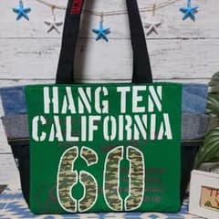 ★Marimokun様専用★緑60デニムリメイクバッグ★のサムネイル
