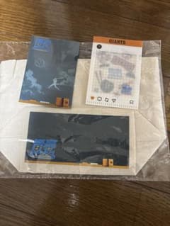 【新品未開封】巨人 ジャイアンツ 青春ジャイアンツ ミニトート クリアファイル