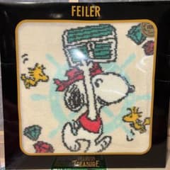 FEILER フェイラー スヌーピー ハンカチ PEANUTS 新品未開封　希少のサムネイル