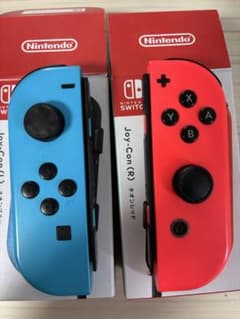ジャンク】純正品 任天堂Nintendo Switch Joy-Con 赤x青 - メルカリ