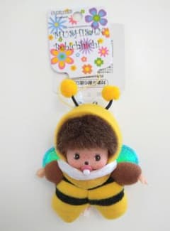 新品 ベビチッチ ハチさん 蜂 ストラップ キーホルダー モンチッチ 29358