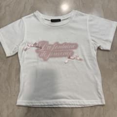 GORGE Tシャツ ホワイト リボン ロゴのサムネイル