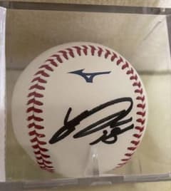 オリックスバファローズ 来田涼斗選手 直筆サイン入りボール（NPB球