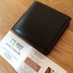 ポールスミス 2つ折り財布 馬革 コードバン 黒 新品のサムネイル