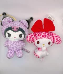 【希少】マイメロ クロミ レオパード マスコット 2体セット サンリオのサムネイル