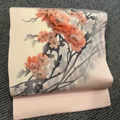 名古屋帯 花柄のサムネイル