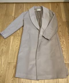 UNITED ARROWS カシミヤロングコート グレージュのサムネイル