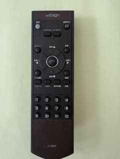 by d:sign テレビ用リモコン d:1000Y 中古のサムネイル