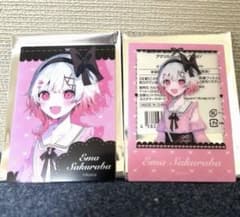 魔法少女ノ魔女裁判 BOOKOFF ブックオフ 桜羽エマ 魔法少女ノ魔女裁判 BOOKOFF ブックオフ アクリルカード 桜羽エマ 2点