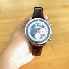 D&G クロノグラフ腕時計 シルバー/ブラウンのサムネイル