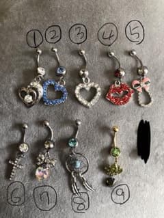 ボディピアス　へそピアス　14Gのサムネイル
