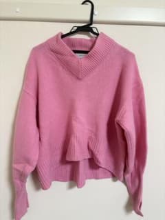 ADAM ET ROPE レディース ニット セーター ピンクのサムネイル