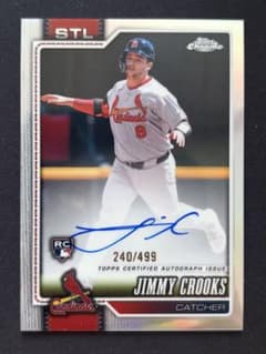 Topps Chrome Jimmy Crooks 240/499のサムネイル