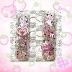 ⑷ 【いちごミルク系】ピンク×パール量産デコIQOSケース - メルカリ