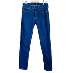 【美品】UNIQLO ウルトラストレッチ スキニー ジーンズ 29メンズ 濃紺のサムネイル