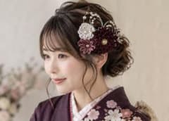 #髪飾り #つまみ細工 #成人式 #七五三 #和装のサムネイル