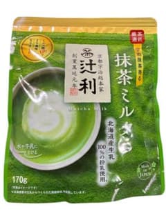 辻利 抹茶ミルク 170g 宇治抹茶100% 溶けやすいのサムネイル