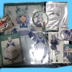 ウマ娘 メジロアルダン 直筆イラスト色紙 アクリルスタンド コミケ 缶 