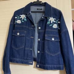花柄デニムジャケットのサムネイル