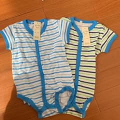 綿100% 肌着 メッシュ 前開き 80のサムネイル