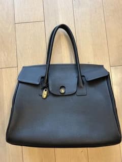 【美品】 toff&loadstone トートバッグ レザー　ブラックのサムネイル