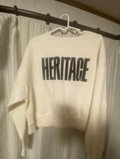 HERITAGE ロゴ スウェット ホワイト Lのサムネイル