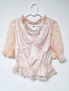 Ank Rouge バックレースアップトップスのサムネイル