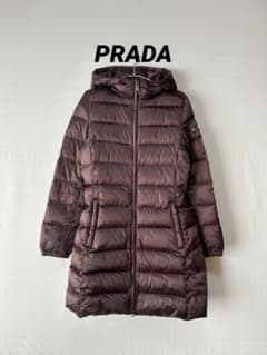PRADA プラダ ダウンコート 三角ロゴプレート 38 - メルカリ