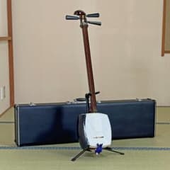 プロ整備済】紅木製 津軽三味線 太棹｜ケース付｜即演奏可｜津40