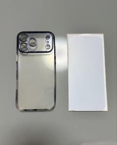 iPhone17 promax 라메들이 클리어 케이스 반짝반짝 보호 필름 첨부