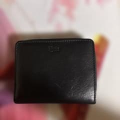 agnès b. 二つ折り財布 ブラック レザーのサムネイル
