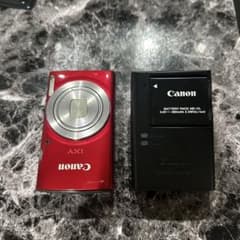 Canon IXY 200レッドコンパクトデジタルカメラ本体 バッテリー充電器付のサムネイル