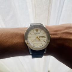 미품 VERSACE Theros 자동 권 Swiss Made 남성 시계
