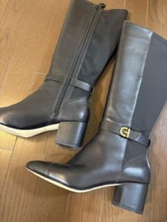 COLE HAAN ロングブーツ ブラック 6 1/2Bのサムネイル