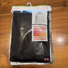 ⭐︎新品未開封⭐︎UNIQLO HEATTECH バレエネックTシャツ L 黒のサムネイル