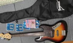 エレキベース 本体 サンバースト ギグバッグ 弦交換済み - メルカリ