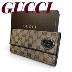 GUCCI グッチGG ラブリーライン 長財布 箱付き - メルカリ