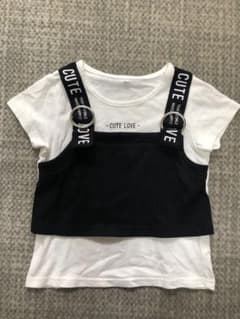 CUTE LOVE ストラップ付きTシャツのサムネイル