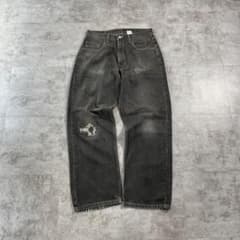 W30 L30】 メキシコ製 usa levi's 先染ブラック 569 - メルカリ