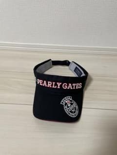 PEARLY GATES サンバイザー ブラックのサムネイル