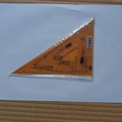 値下げ　UCHIDA 三角定規 特殊級 2枚セットのサムネイル